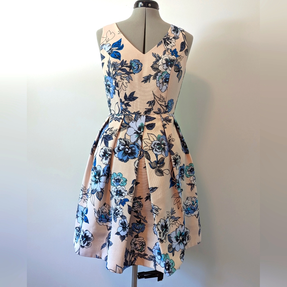Pink Floral Mini Dress